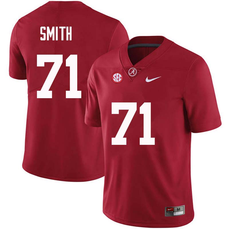 Alabama Crimson Tide Men's Andre Smith #71 Crimson NCAA Nike Authentic Stitched College Football Jersey VG16N85HW